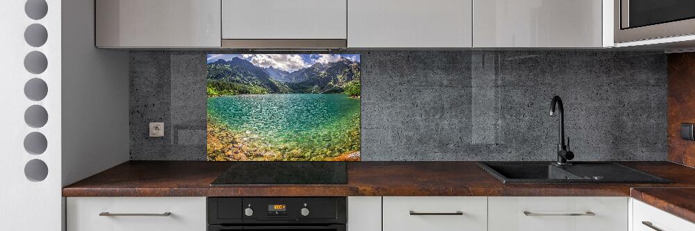 Cooker splashback Lake in the mountains