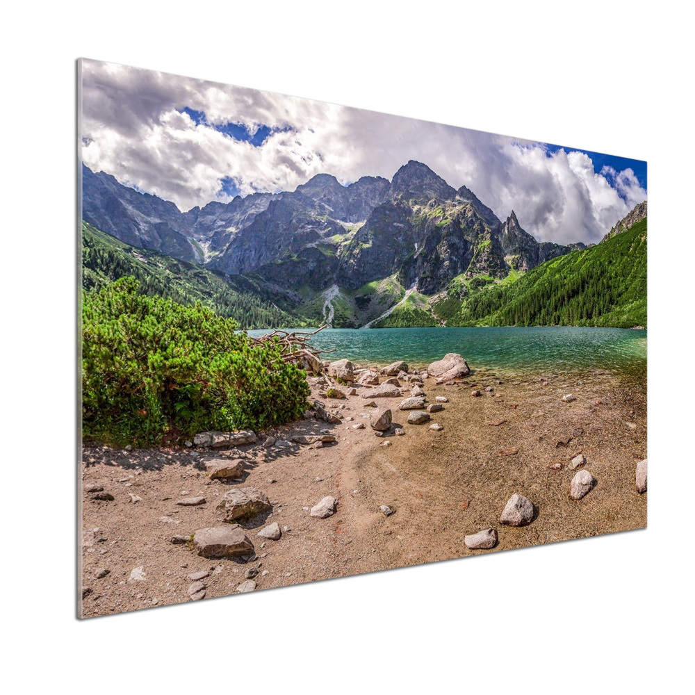 Cooker splashback Lake in the mountains