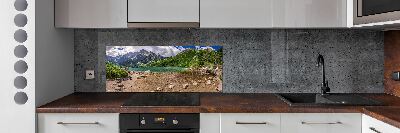 Cooker splashback Lake in the mountains