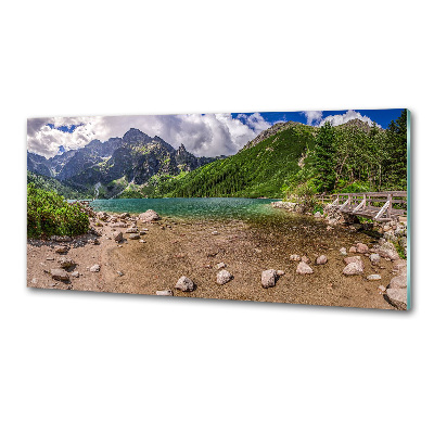 Cooker splashback Lake in the mountains