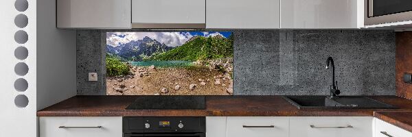 Cooker splashback Lake in the mountains