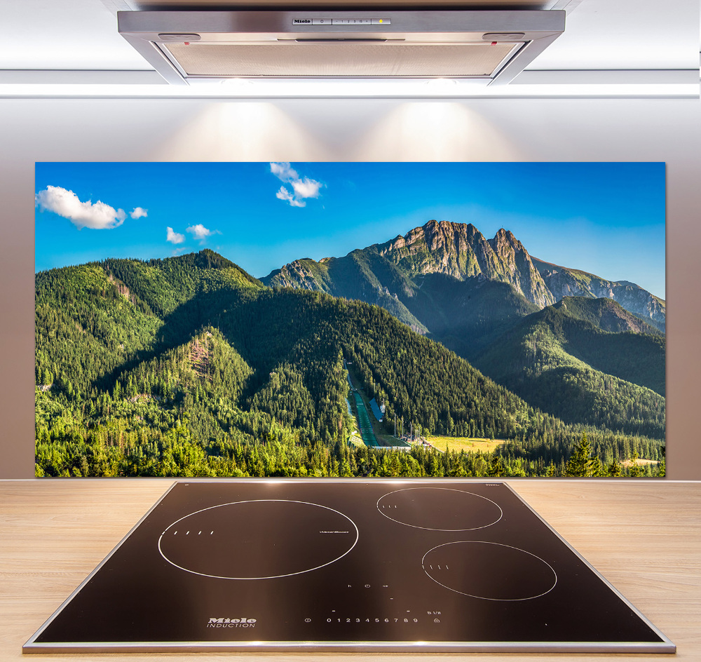 Cooker splashback Panorama of the Tatra Mountains