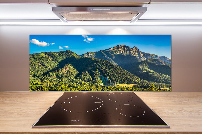 Cooker splashback Panorama of the Tatra Mountains