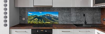 Cooker splashback Panorama of the Tatra Mountains