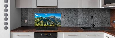 Cooker splashback Panorama of the Tatra Mountains