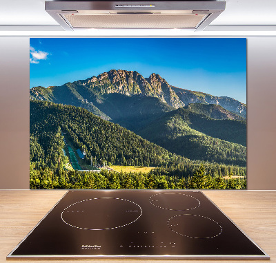 Cooker splashback Panorama of the Tatra Mountains