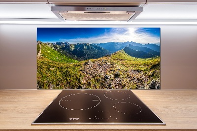 Cooker splashback Mountain panorama