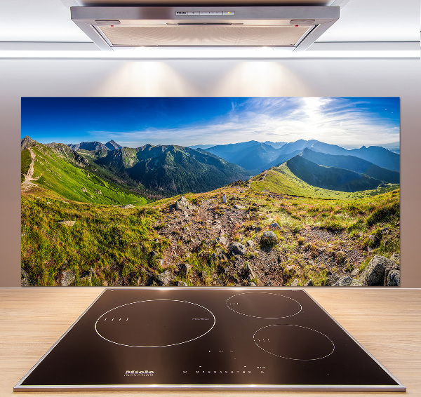 Cooker splashback Mountain panorama