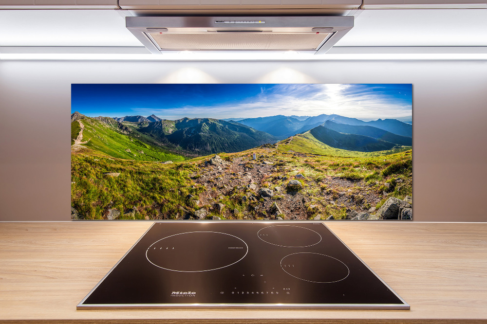 Cooker splashback Mountain panorama