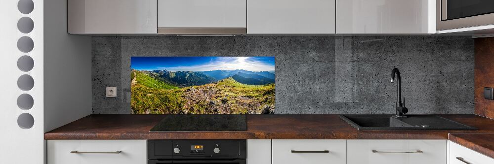 Cooker splashback Mountain panorama