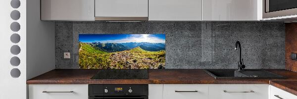 Cooker splashback Mountain panorama