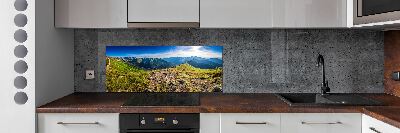 Cooker splashback Mountain panorama