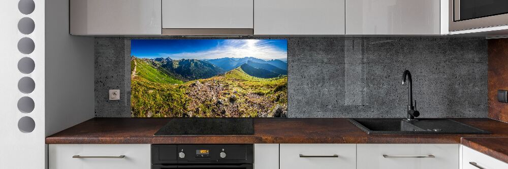 Cooker splashback Mountain panorama