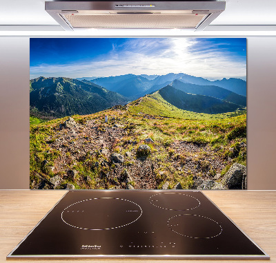 Cooker splashback Mountain panorama