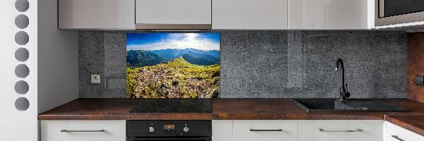 Cooker splashback Mountain panorama