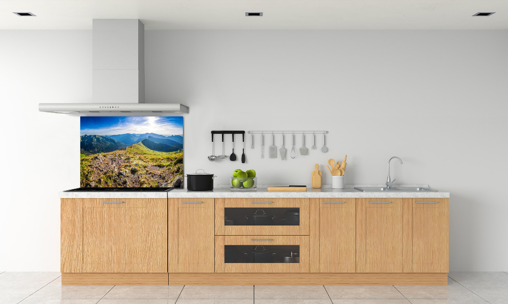 Cooker splashback Mountain panorama