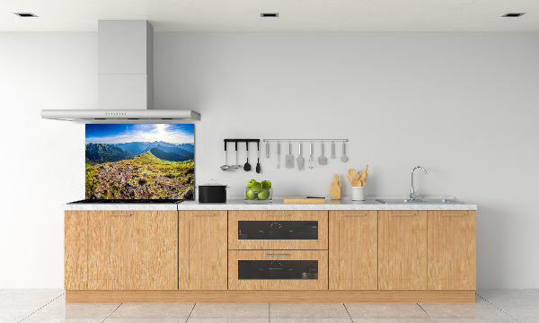 Cooker splashback Mountain panorama