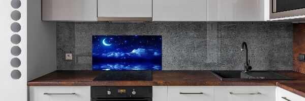 Cooker splashback Sky at night