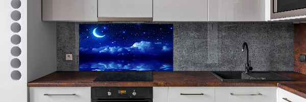 Cooker splashback Sky at night