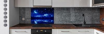 Cooker splashback Sky at night