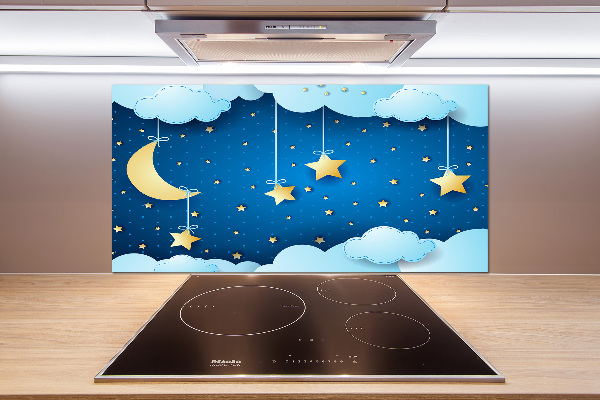 Kitchen wall panels Sky at night