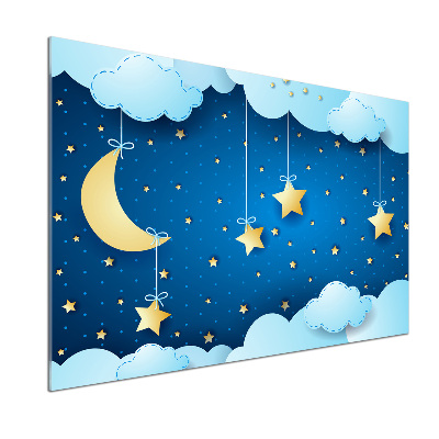 Kitchen wall panels Sky at night