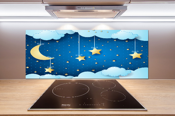 Kitchen wall panels Sky at night