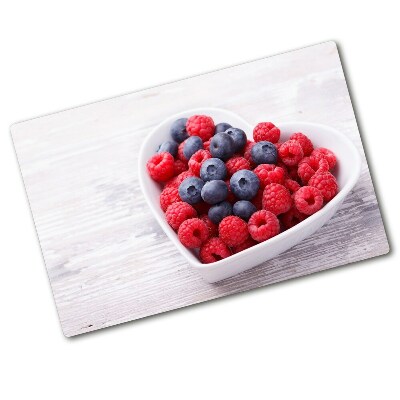 Cutting board Raspberries and berries