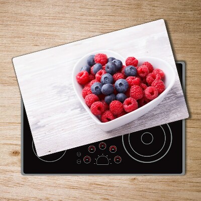 Cutting board Raspberries and berries