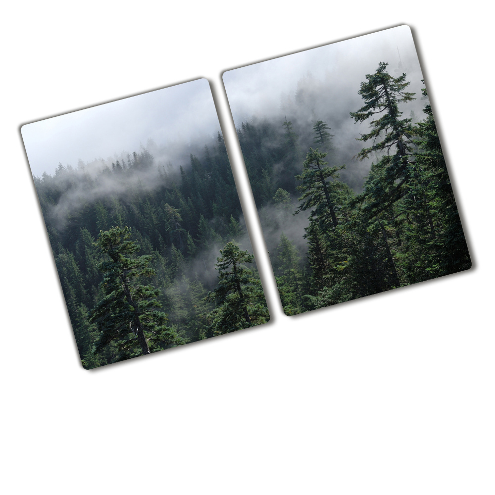 Cutting board Forest fog