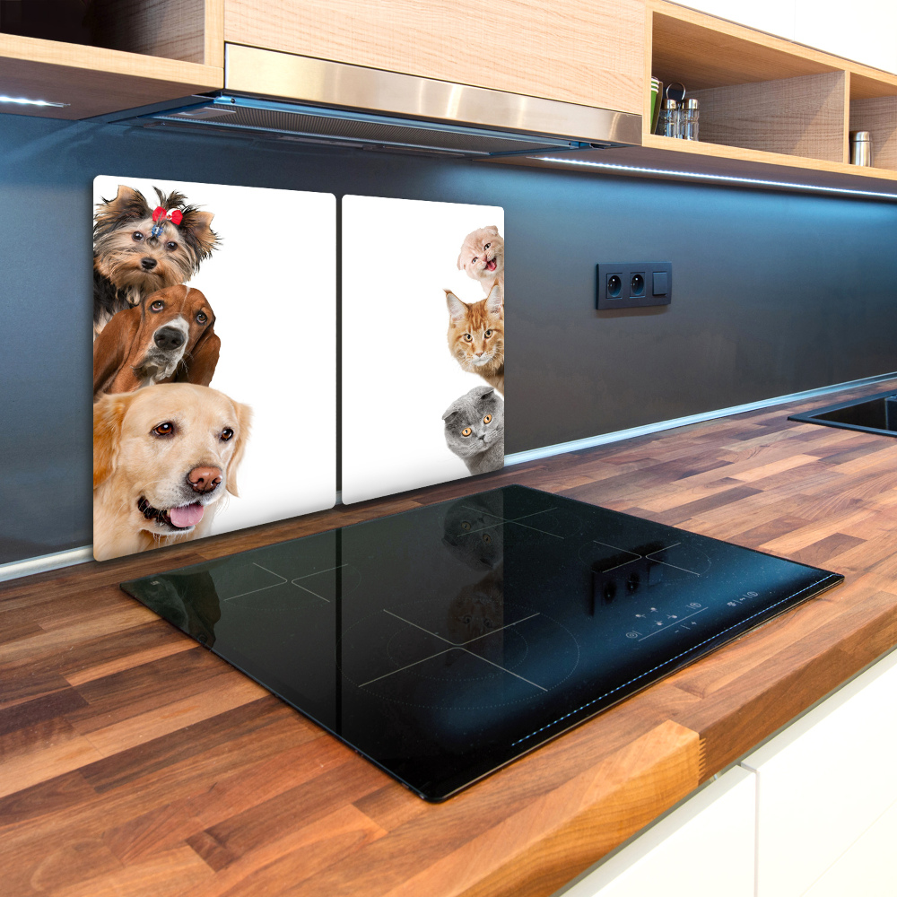 Chopping board Dogs and cats