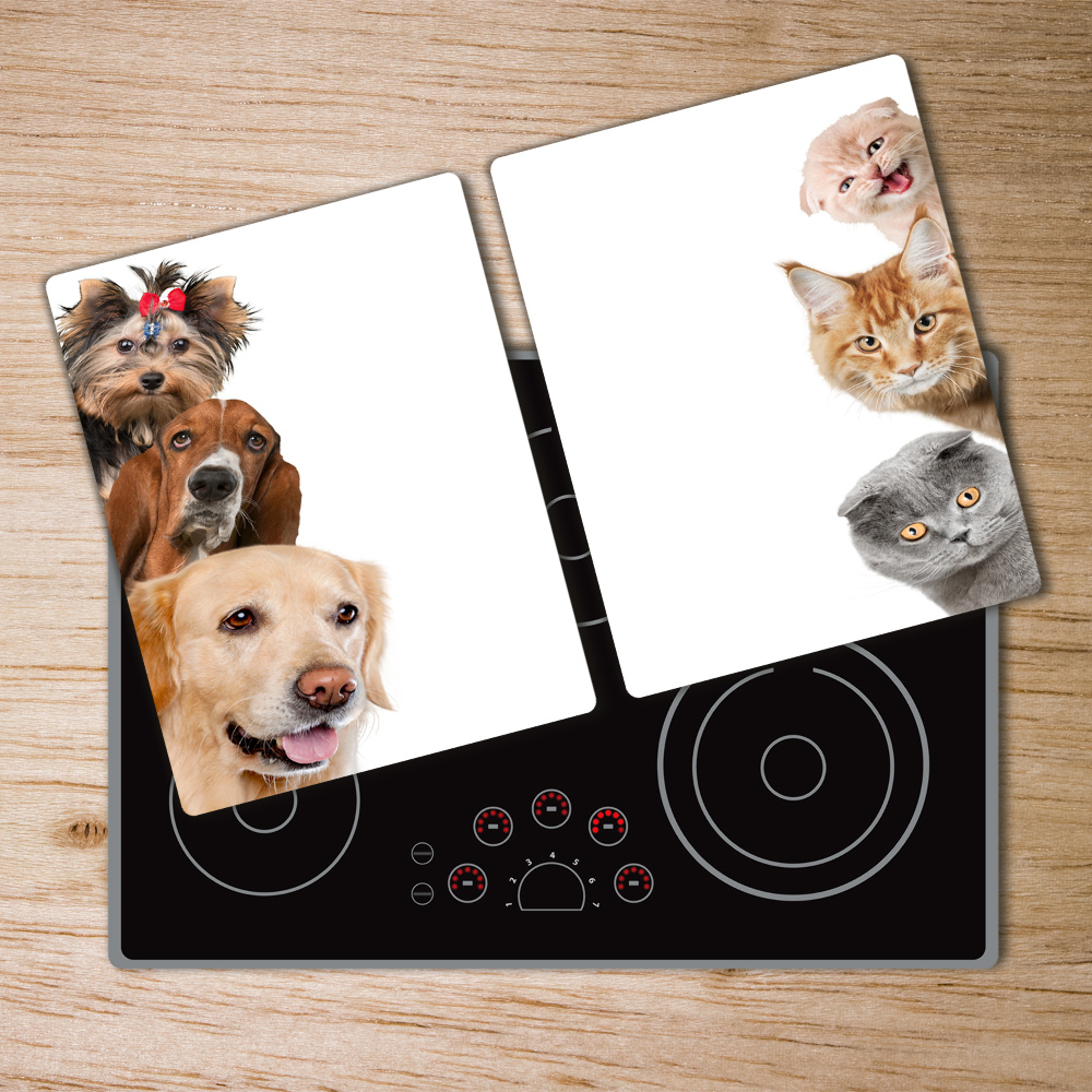 Chopping board Dogs and cats