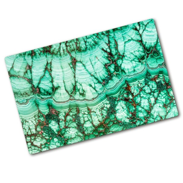 Chopping board Malachite texture