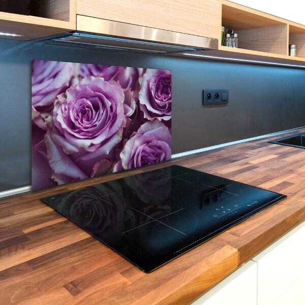 Chopping board glass Fillet roses