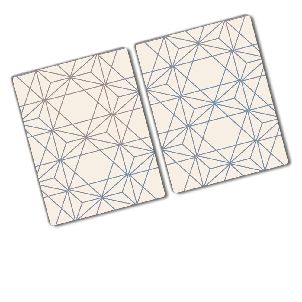 Cutting board Geometric background