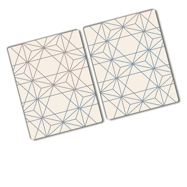 Cutting board Geometric background