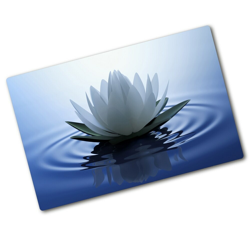 Cutting board water lily