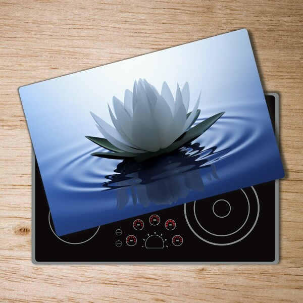 Cutting board water lily