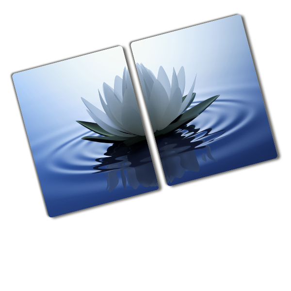 Cutting board water lily