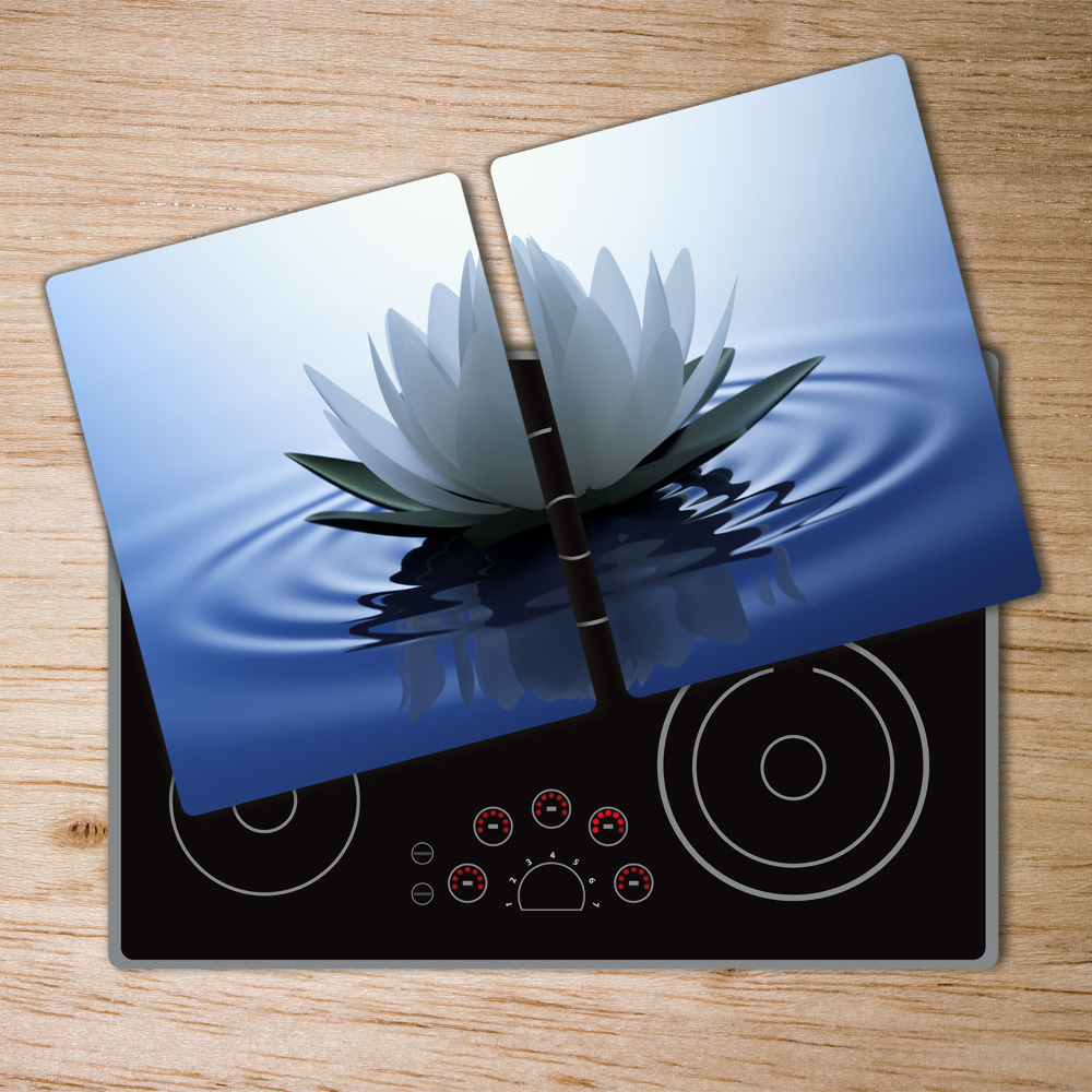 Cutting board water lily