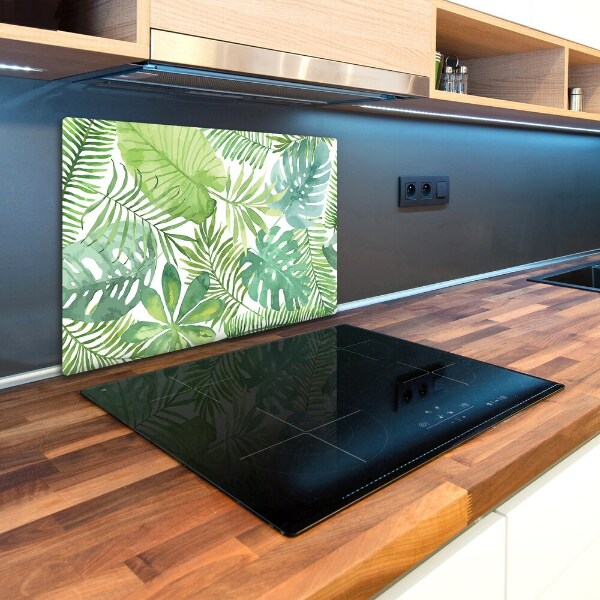 Cutting board Tropical leaves