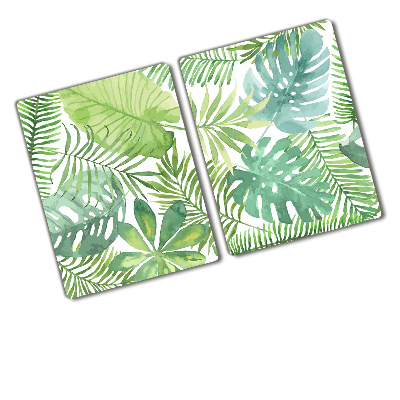 Cutting board Tropical leaves