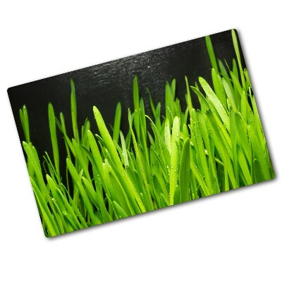 Chopping board glass Grass