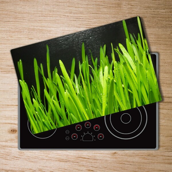 Chopping board glass Grass