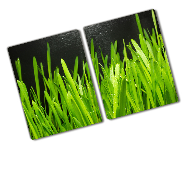 Chopping board glass Grass