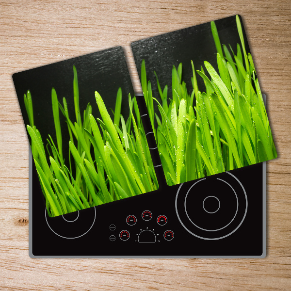 Chopping board glass Grass