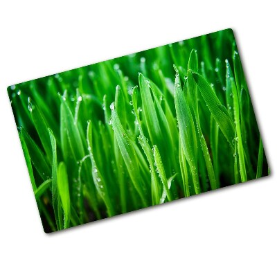 Chopping board glass Grass