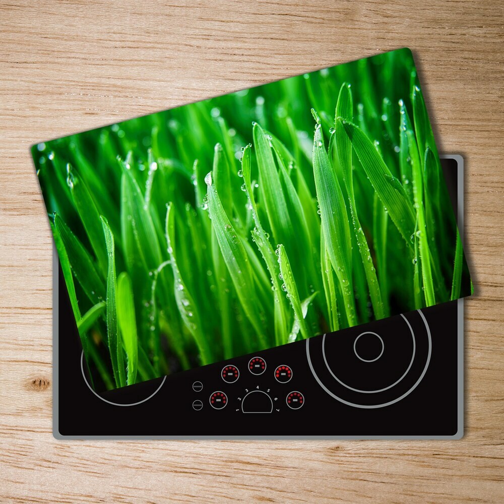 Chopping board glass Grass