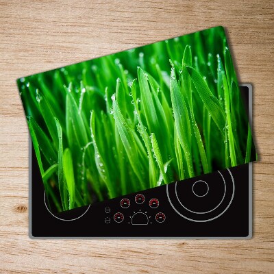 Chopping board glass Grass