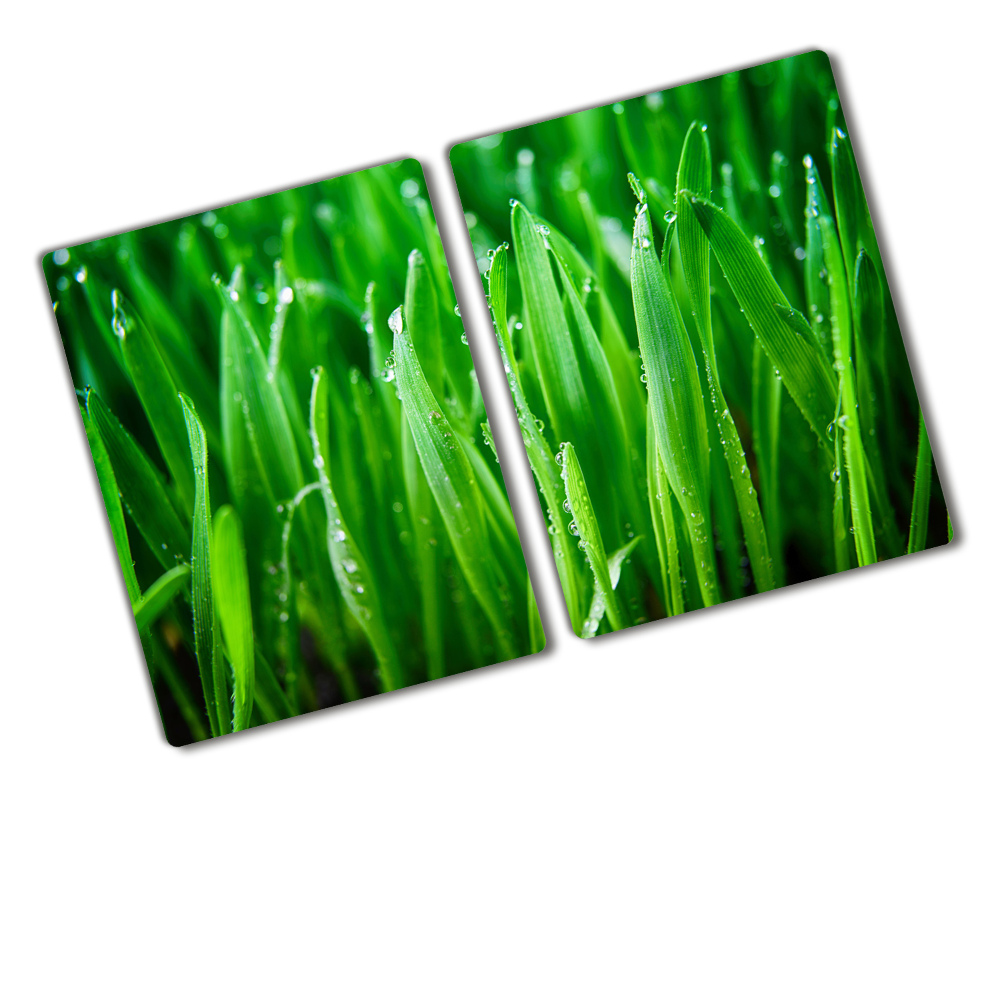 Chopping board glass Grass